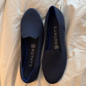 Rothy's Deep Blue Knit Loafers